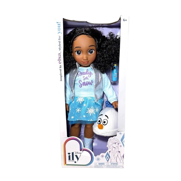 Disney ILY 4ever Elsa Inspired 18” Brunette Fashion Doll Frozen Christmas NEW - Picture 1 of 5